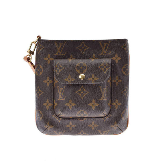 Louis Vuitton Canvas Partition Brown Monogram Pouch - Picture 2 of 12
